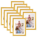 10-Pack Gold Picture Frames