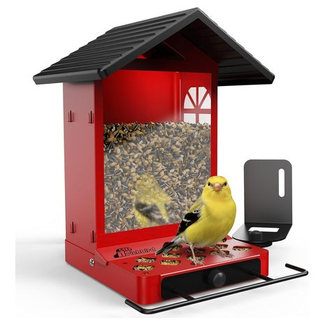 RichBird Chew-Proof & Weather-Resistant All-Metal Bird Feeder