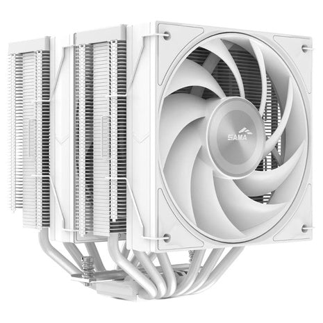A60W Dual-Tower CPU Air Cooler Aluminum Top Cover 6 Copper Heat Pipes