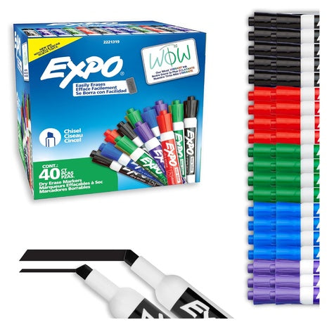 40 EXPO Low Odor Dry Erase Markers