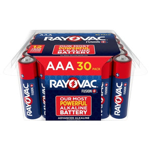 30 Rayovac Fusion AAA Batteries