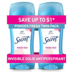 4 Secret Powder Fresh Deodorants
