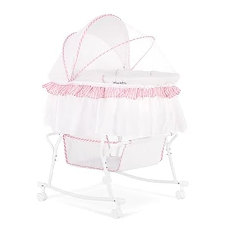 Dream On Me Lacy Portable 2-in-1 Baby Bassinet & Cradle