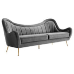 Modway Cheshire Channel Tufted Performance Velvet Sofa (2 Colors)