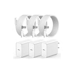 3 Pack 20W USB C iPhone Fast Chargera