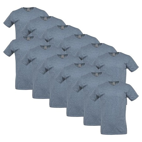 12 Gildan Adult Softstyle Cotton T-Shirts (G64000)