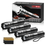 4-Pack LED Flashlights