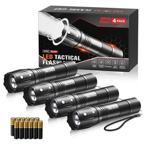4-Pack LED Flashlights
