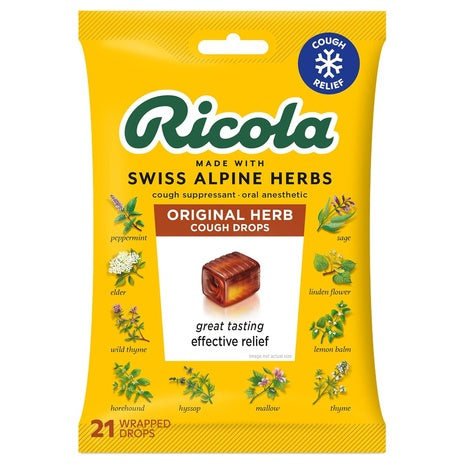 21 Ricola Cough Drops