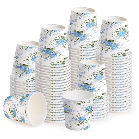 100-Pack Disposable 3oz Paper Cups