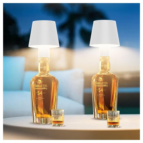 2-Pack Dimmable LED Bottle Lamps