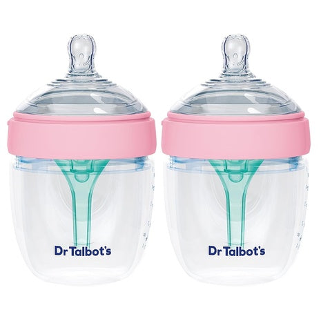 2-Pack Dr. Talbot's Anti-Colic Silicone Baby Bottles