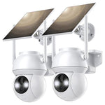 2 Solar Security Cameras