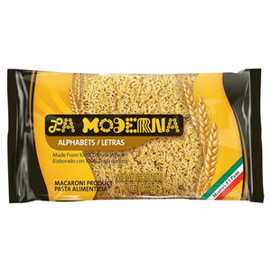 6 Bags La Moderna Alphabet Pasta