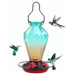 25-Oz Hanging Glass Hummingbird Feeder