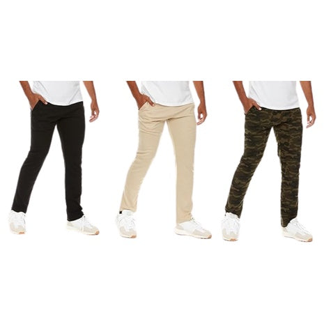 3-Pack Ultra Performance Open Bottom Lounge Men's Sweatpants