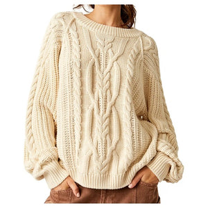 Free People Women's Frankie Cable Sweater