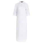Puff Sleeve Gauze Material Maxi Dress (3 Colors)