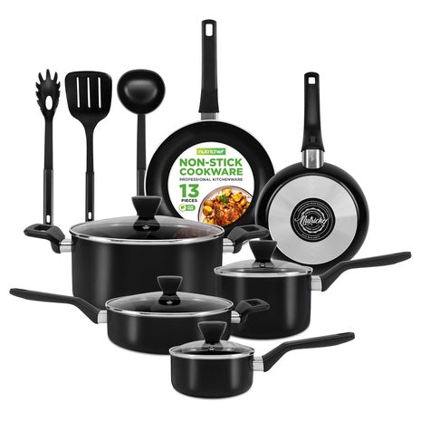 NutriChef 13-Piece Nonstick Cookware