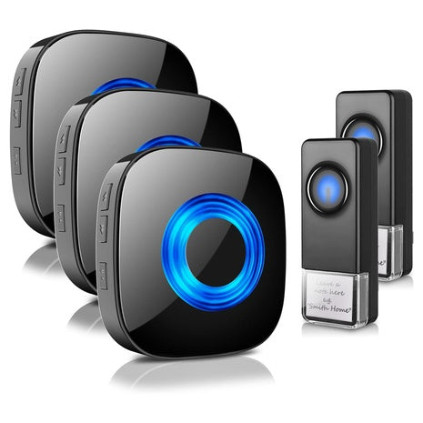 5 Piece Wireless Doorbell Kit