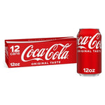 12 Cans of Coke / Coke Zero, Sprite, Sunkist, Ginger Ale & Root Beer
