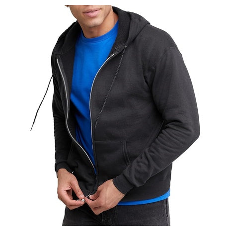 Hanes Ecosmart Men's Fleece Full-Zip Hooded Sweatshirt (Various)