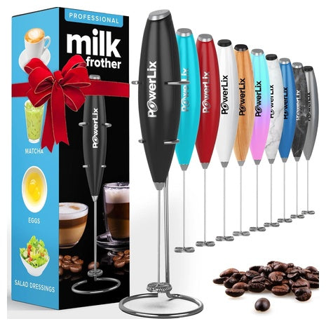 PowerLix Handheld Battery Operated Electric Milk Frother