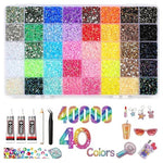 40,000-Piece 40-Color Jelly Rhinestones Kit
