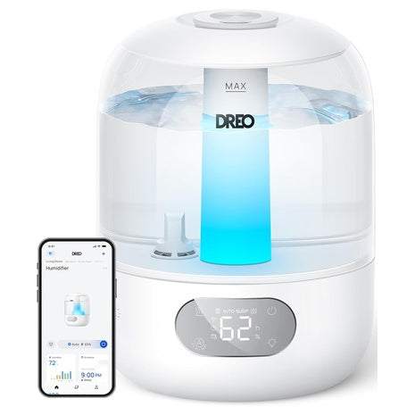 DREO Top Fill 3L Tank Cool Mist Ultrasonic Humidifiers