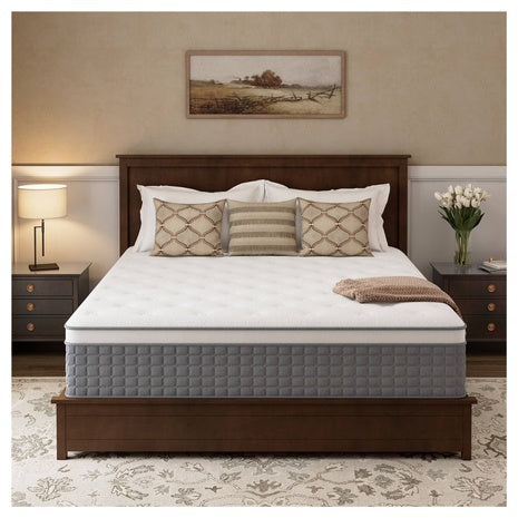 Queen 12" Hybrid Gel Memory Foam Mattress
