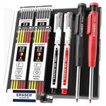 2 Carpenter Mechanical Pencils with Sharpener & Refills