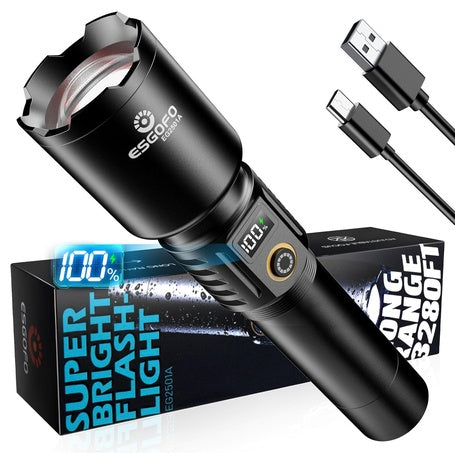 Rechargeable Super Bright LED Flashlight