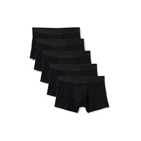 5 Men's Cotton Jersey Boxer Shorts (3 Color Variations)
