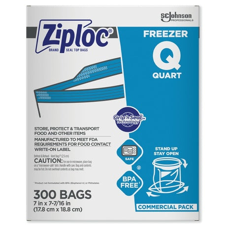 300 Ziploc Quart Freezer Bags