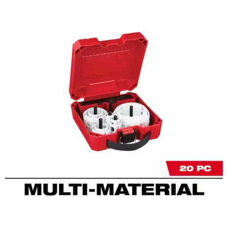 20-Piece Milwaukee Hole Dozer General Purpose Bi-Metal Hole Saw Set