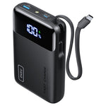 INIU 45W Smallest 20000mAh Portable Charger with Built-In USB-C Cable