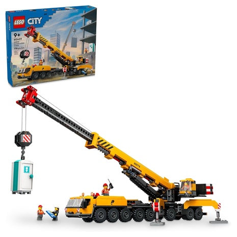 LEGO City Yellow Mobile Construction Crane Toy