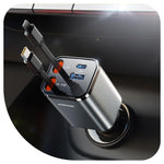Ultra-Compact Joyroom Retractable Car Charger