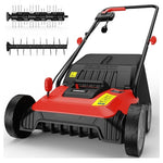 Ework 14" 12 Amp Electric Lawn Dethatcher & Scarifier