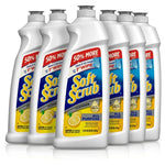 6 Bottles Soft Scrub Lemon All-Purpose Cleaner