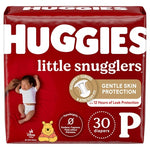 30 Huggies Little Snugglers Preemie Diapers