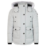 Women's Onyx Anguille Shearling Trim Jacket