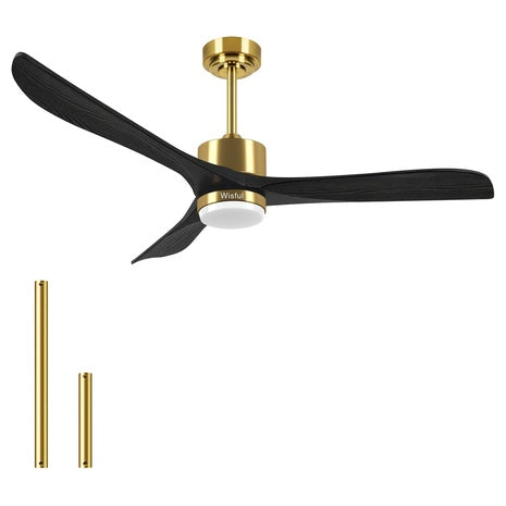 56" Ceiling Fans with Light & Remote Control