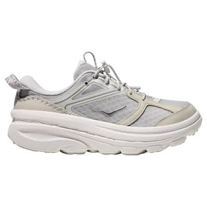 Hoka Bondi B3LS Cosmic Grey White Shoes