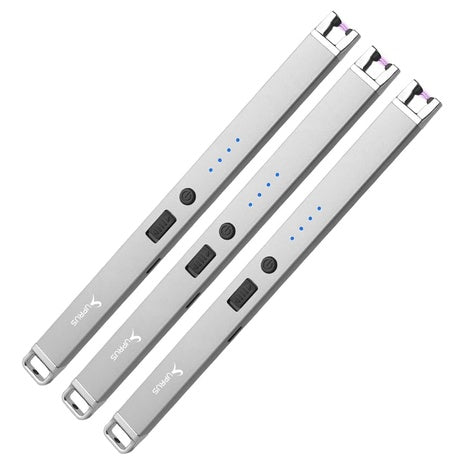 3-Pack Windproof USB Rechargeable Flameless Lighter