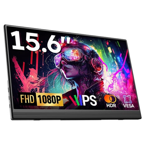 15.6" FHD 1080P Travel Portable Monitor
