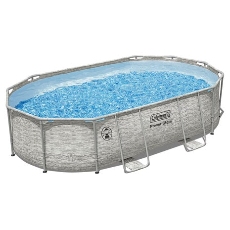 Coleman Power Steel Oval Above Ground Pool Set