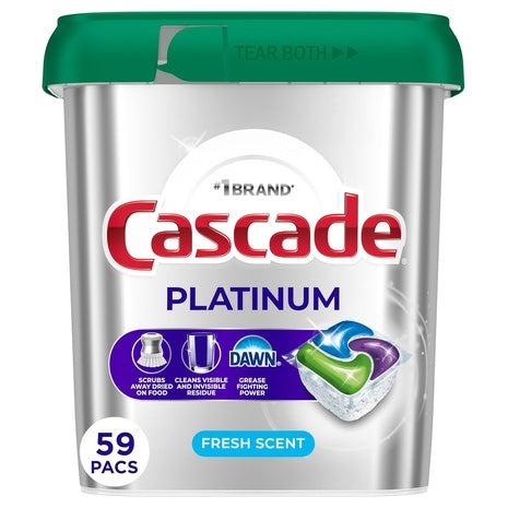 177 Cascade Platinum Dishwasher Pods