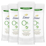 6-Pack Dove 0% Aluminum Deodorant Stick