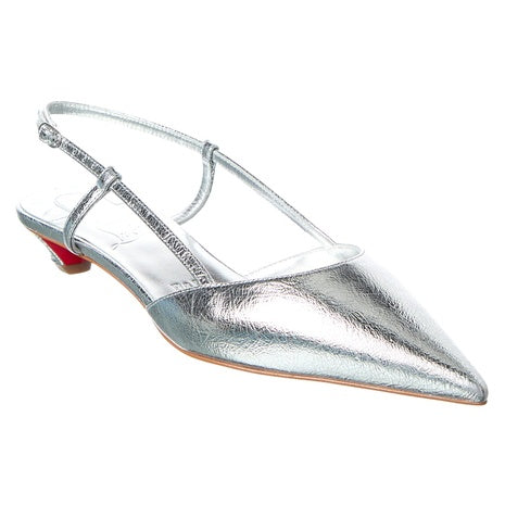 Christian Louboutin Miss Z Slingina 25 Leather Slingback Pump
